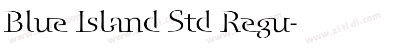 Blue Island Std Regu字体转换